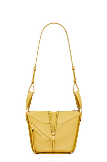 Bright Ochre Hammock compact bag in classic calfskin Loewe 84PR373 Women