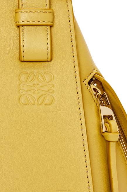 Bright Ochre Hammock compact bag in classic calfskin Loewe 84PR373 Women