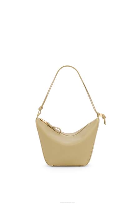 Clay Green Mini Hammock Hobo bag in classic calfskin Loewe 84PR325 Women