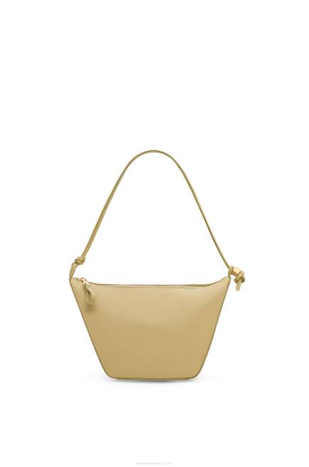 Clay Green Mini Hammock Hobo bag in classic calfskin Loewe 84PR325 Women