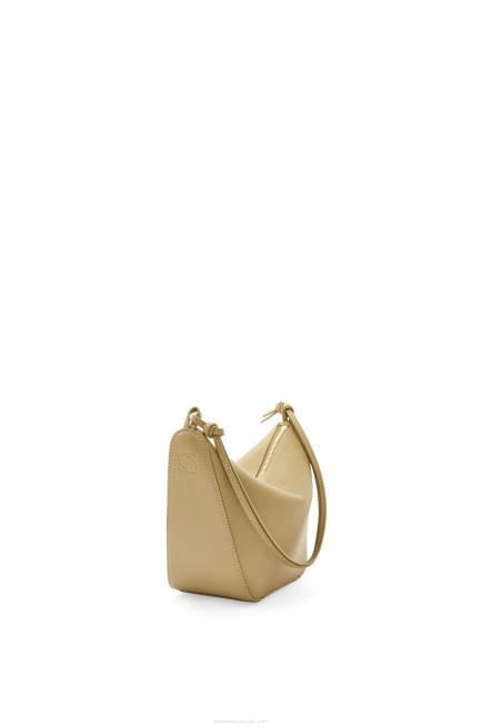 Clay Green Mini Hammock Hobo bag in classic calfskin Loewe 84PR325 Women