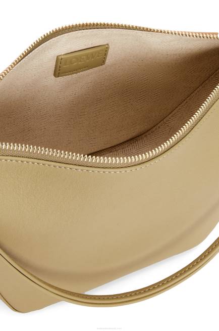 Clay Green Mini Hammock Hobo bag in classic calfskin Loewe 84PR325 Women