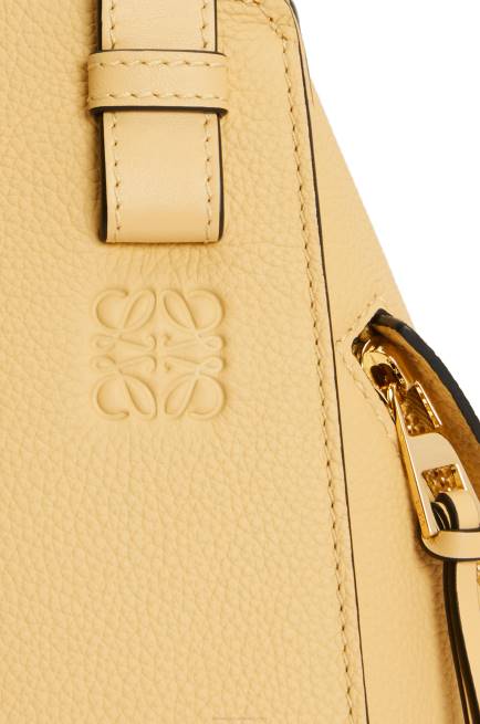 Dark Butter Compact Hammock bag in soft grained calfskin Loewe 84PR405 Women