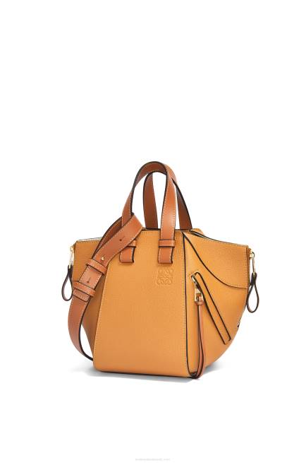Light Caramel Compact Hammock bag in soft grained calfskin Loewe 84PR407 Women