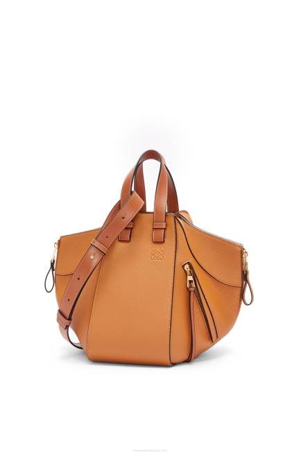 Light Caramel Small Hammock bag in soft grained calfskin Loewe 84PR439 Women