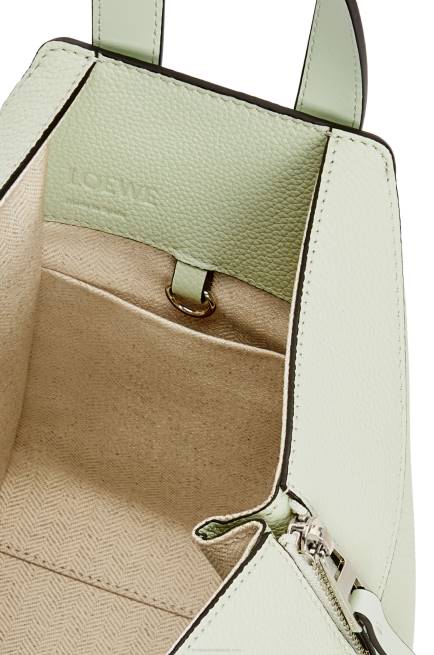 Light Celadon Compact Hammock bag in soft grained calfskin Loewe 84PR343 Women