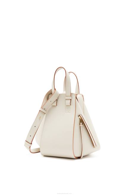 Light Ghost Small Hammock bag in pebble grain calfskin Loewe 84PR515 Women