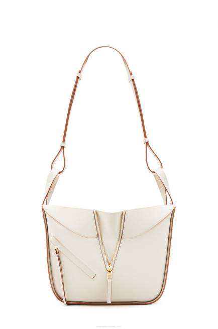 Light Ghost Small Hammock bag in pebble grain calfskin Loewe 84PR515 Women