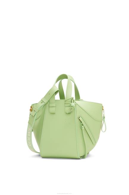 Lime Green Glaze Compact Hammock in satin calfskin Loewe 84PR408 Women