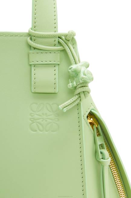 Lime Green Glaze Compact Hammock in satin calfskin Loewe 84PR408 Women