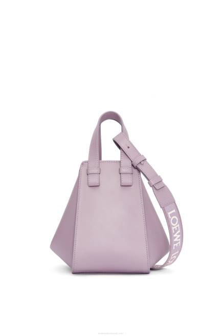 Pale Aubergine Glaze Compact Hammock in satin calfskin Loewe 84PR312 Women