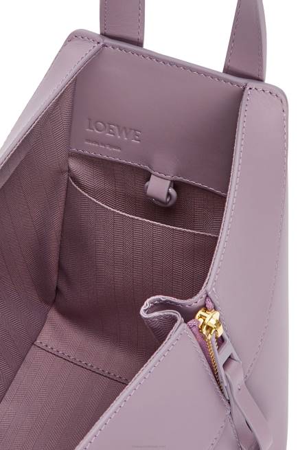 Pale Aubergine Glaze Compact Hammock in satin calfskin Loewe 84PR312 Women