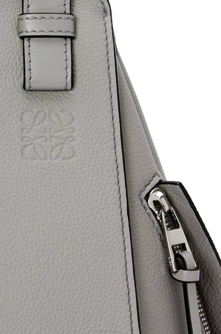 Pearl Grey Small Hammock bag in soft grained calfskin Loewe 84PR434 Women