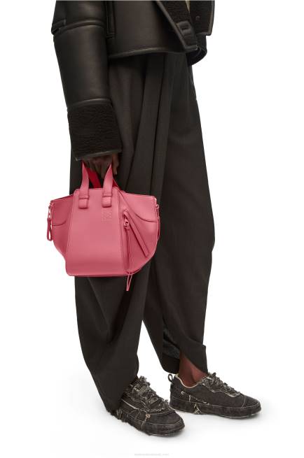 Plumrose Hammock compact bag in satin calfskin Loewe 84PR488 Women