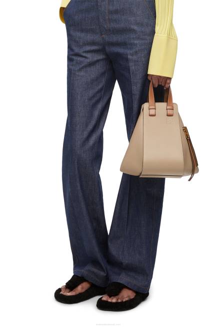 Sand Compact Hammock bag in soft grained calfskin Loewe 84PR344 Women