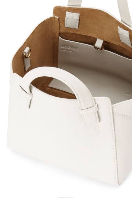 Soft White Hammock Nugget bag in nappa calfskin Loewe 84PR499 Women