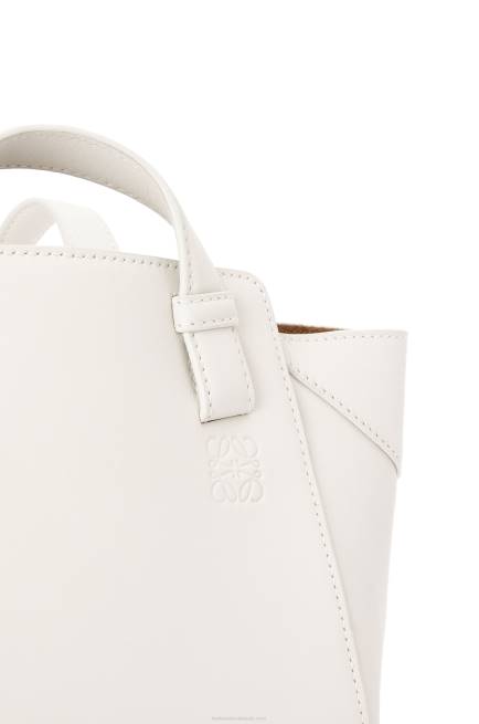 Soft White Hammock Nugget bag in nappa calfskin Loewe 84PR499 Women