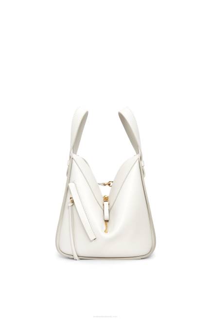Soft White Maruja Mallo Hammock compact bag in classic calfskin Loewe 84PR339 Women