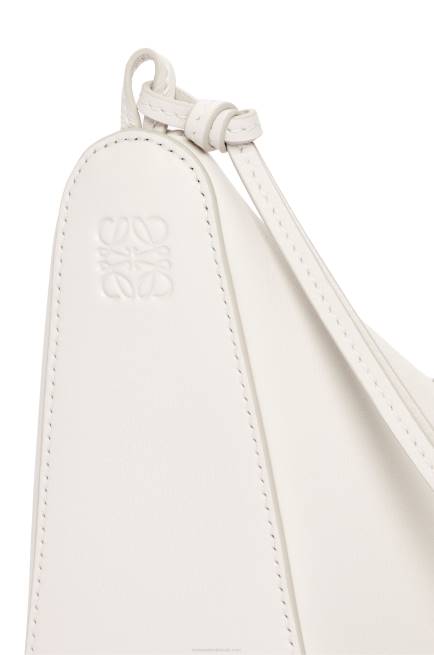 Soft White Mini Hammock Hobo bag in classic calfskin Loewe 84PR324 Women
