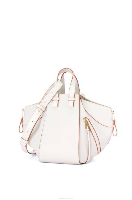 Soft White Small Hammock bag in soft grained calfskin Loewe 84PR503 Women
