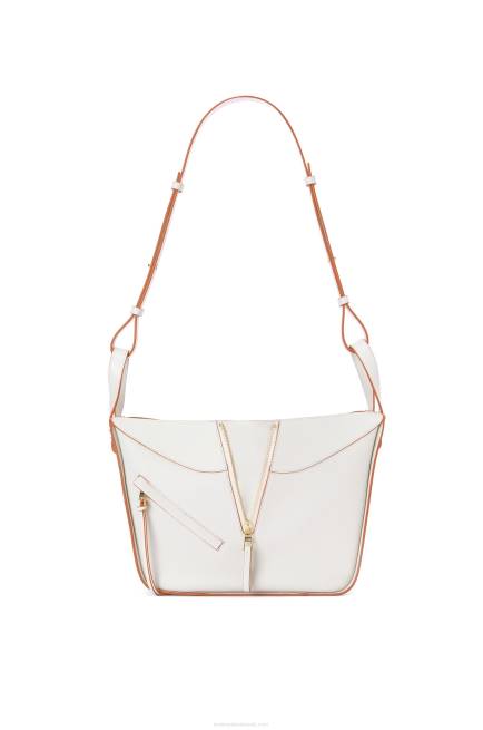 Soft White Small Hammock bag in soft grained calfskin Loewe 84PR503 Women