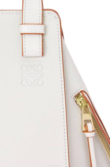 Soft White Small Hammock bag in soft grained calfskin Loewe 84PR503 Women