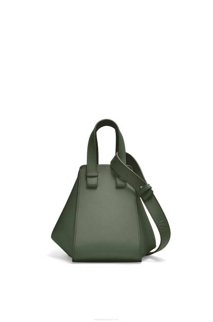 Vintage Khaki Hammock compact bag in satin calfskin Loewe 84PR461 Women
