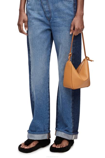 Warm Desert Mini Hammock Hobo bag in classic calfskin Loewe 84PR323 Women