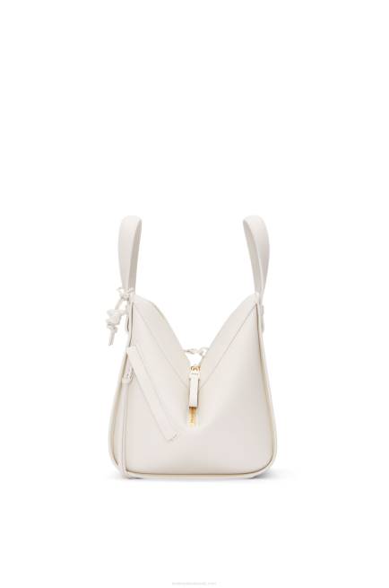 White Glaze Compact Hammock in satin calfskin Loewe 84PR462 Women