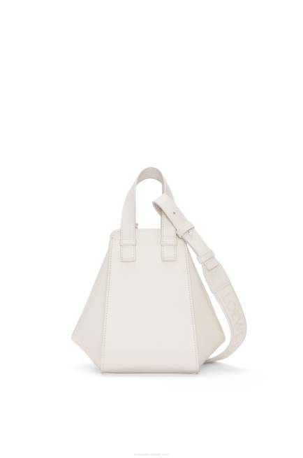 White Glaze Compact Hammock in satin calfskin Loewe 84PR462 Women