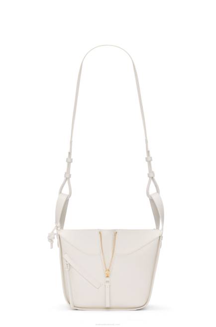White Glaze Compact Hammock in satin calfskin Loewe 84PR462 Women