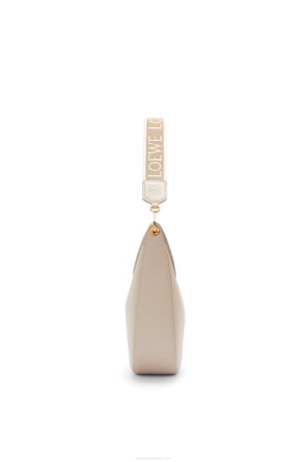 Light Oat Luna bag in satin calfskin and jacquard Loewe 84PR522 Women