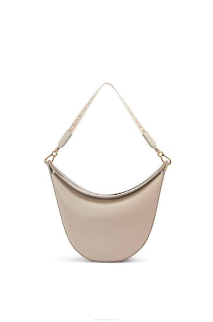Light Oat Luna bag in satin calfskin and jacquard Loewe 84PR522 Women