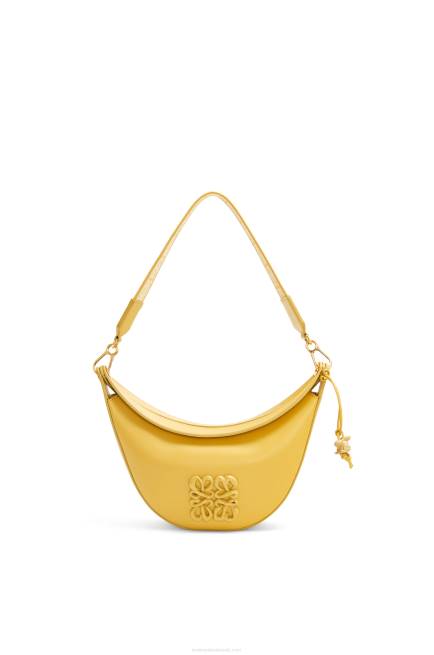 Pale Yellow Glaze Small Luna in satin calfskin Loewe 84PR454 Women