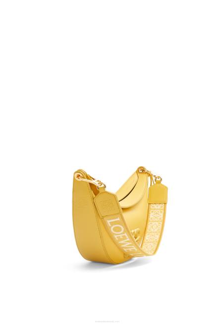 Pale Yellow Glaze Small Luna in satin calfskin Loewe 84PR454 Women