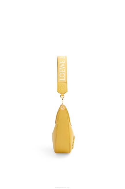 Pale Yellow Glaze Small Luna in satin calfskin Loewe 84PR454 Women