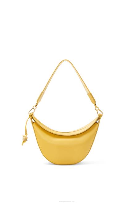 Pale Yellow Glaze Small Luna in satin calfskin Loewe 84PR454 Women