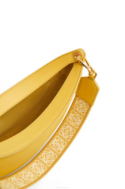 Pale Yellow Glaze Small Luna in satin calfskin Loewe 84PR454 Women