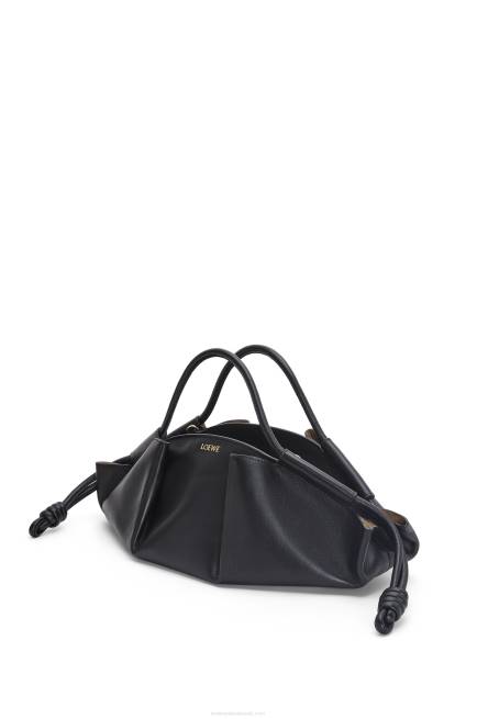 Black Paseo bag in shiny nappa calfskin Loewe 84PR538 Women