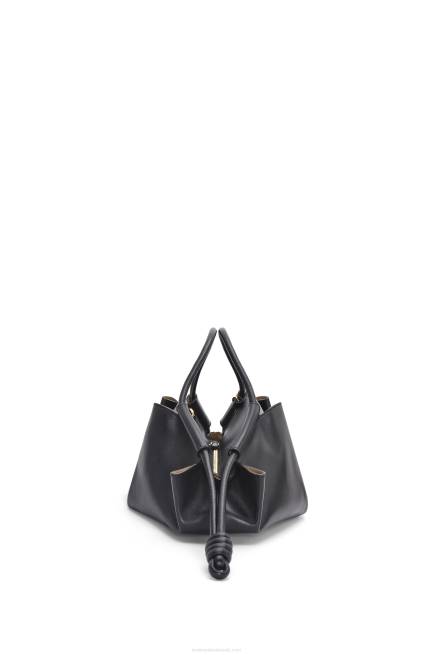 Black Paseo bag in shiny nappa calfskin Loewe 84PR538 Women