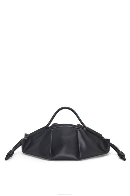 Black Paseo bag in shiny nappa calfskin Loewe 84PR538 Women
