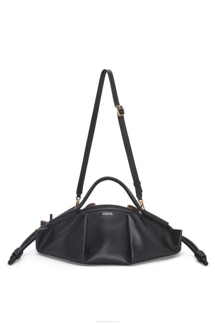 Black Paseo bag in shiny nappa calfskin Loewe 84PR538 Women