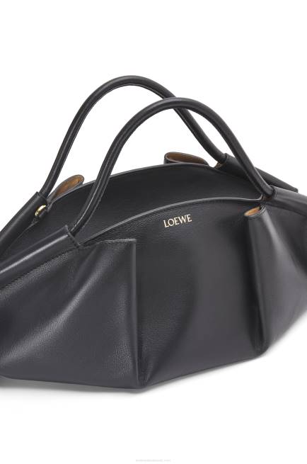 Black Paseo bag in shiny nappa calfskin Loewe 84PR538 Women