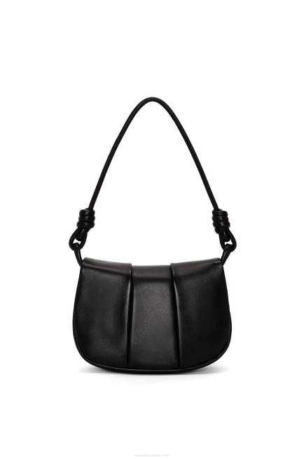 Black Paseo satchel in shiny nappa calfskin Loewe 84PR337 Women