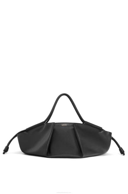 Black XL Paseo bag in shiny nappa calfskin Loewe 84PR401 Women