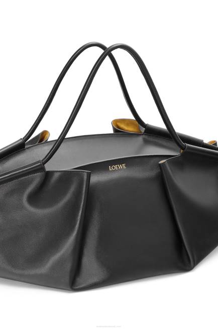 Black XL Paseo bag in shiny nappa calfskin Loewe 84PR401 Women