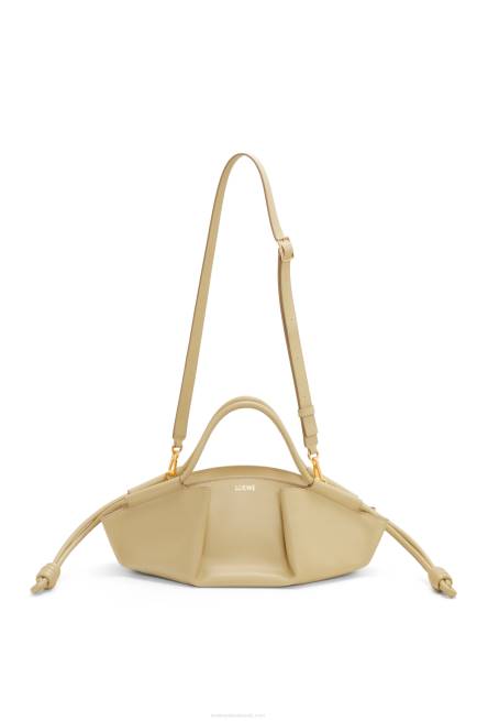 Clay Green Small Paseo bag in shiny nappa calfskin Loewe 84PR350 Women