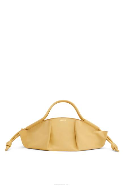 Dark Butter Paseo bag in shiny nappa calfskin Loewe 84PR352 Women