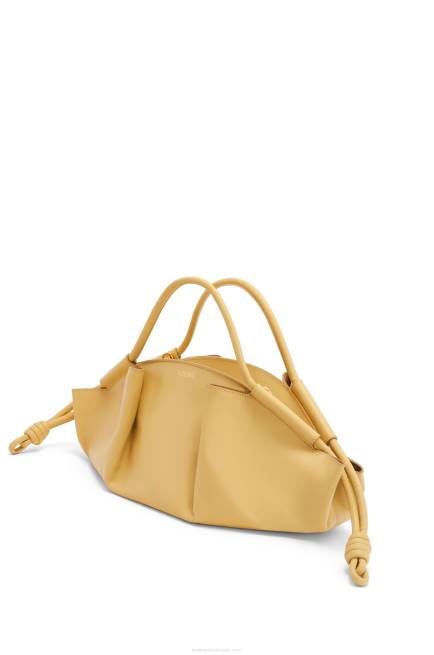 Dark Butter Paseo bag in shiny nappa calfskin Loewe 84PR352 Women
