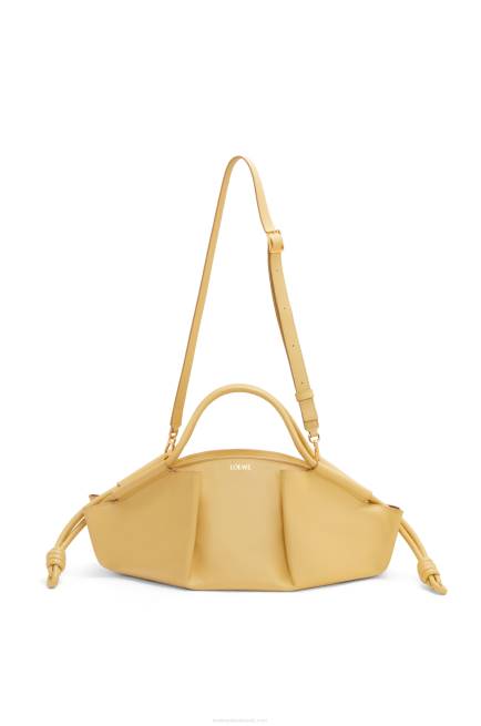 Dark Butter Paseo bag in shiny nappa calfskin Loewe 84PR352 Women